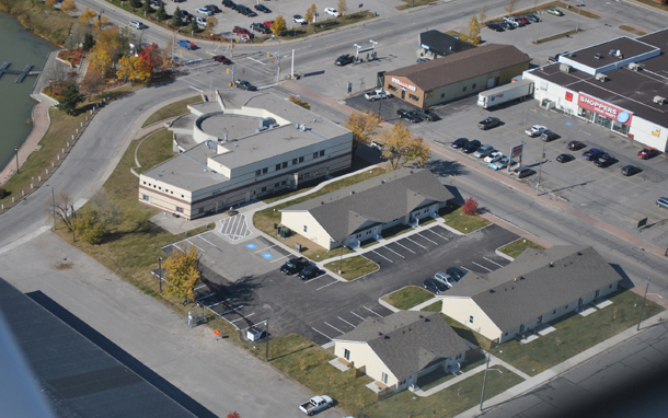 582px version of Aerial view of the Dryden projects