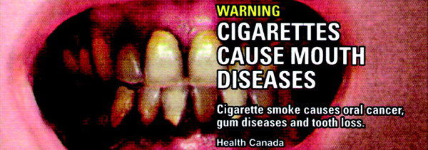 Cigarette health warnings