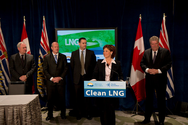 Christy Clark LNG announcement