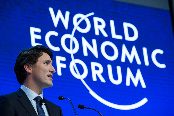 Justin Trudeau at the World Economic Forum