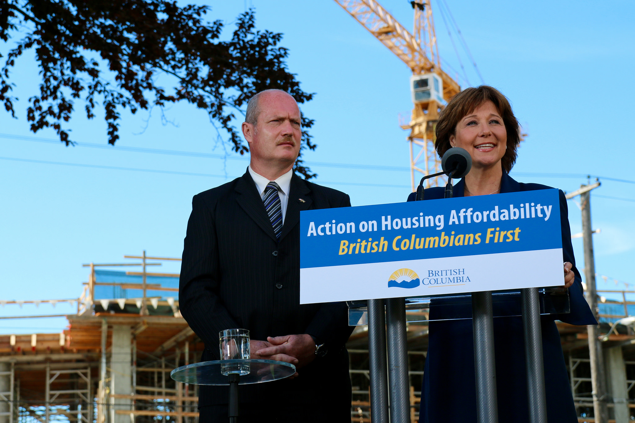 Christy Clark housing affordability announcement