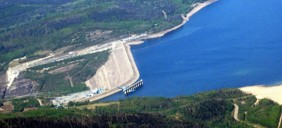 WAC Bennett dam