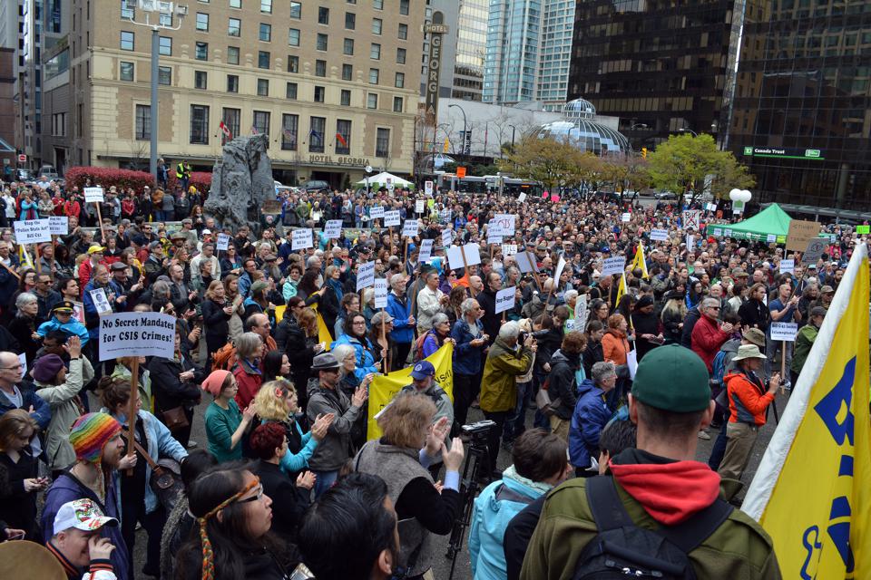 960px version of Bill C-51 protest