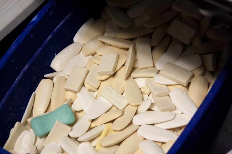 SFU recycled soap bars
