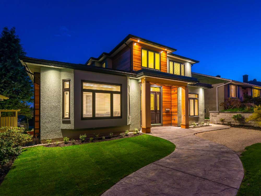 An expensive desert house.