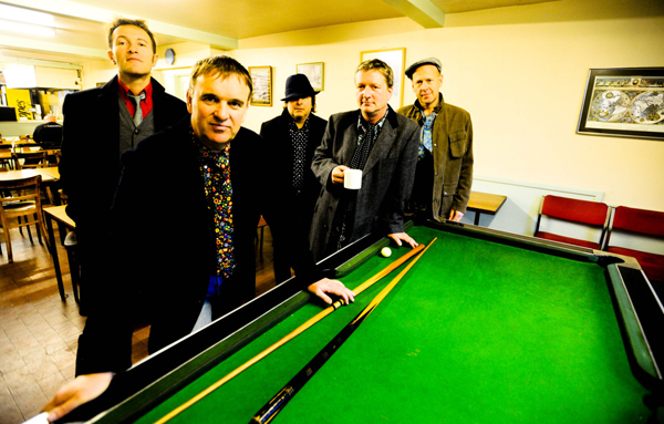 Press photo of the band Squeeze