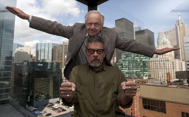 Playwrights John Gray and Eric Peterson
