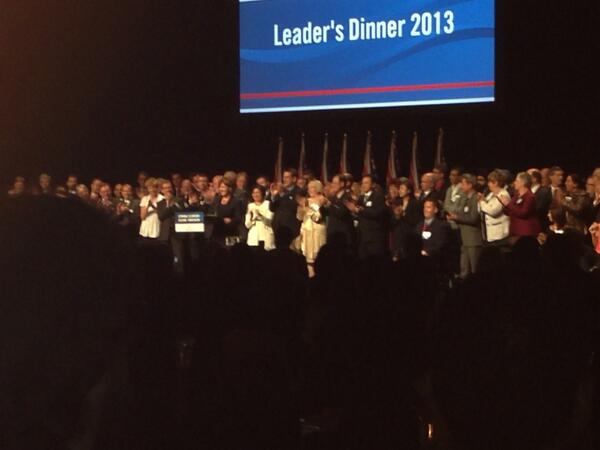 Christy Clark at BC Leaders dinner