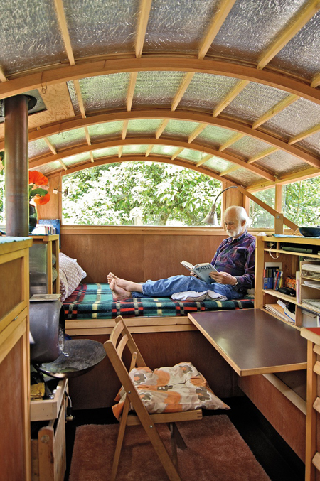 House van interior