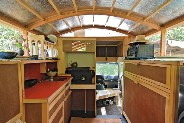 House van interior