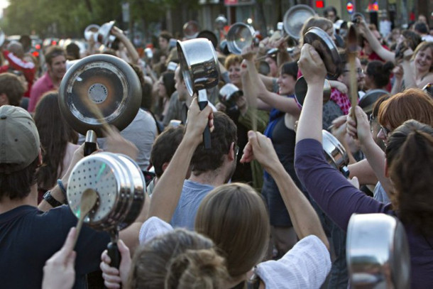 'Cacerolazo' protest