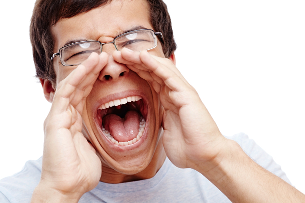 Yelling man