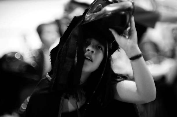 Female Haida dancer