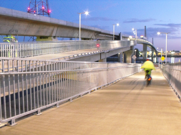 Ride across Fraser River