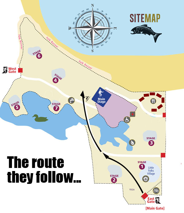 582px version of Vancouver Folkfest Site Map