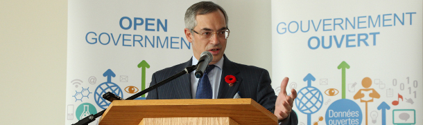 Treasury Board president Tony Clement