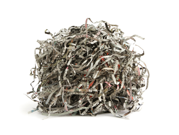 Shredded paper