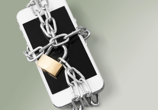Locked iPhone