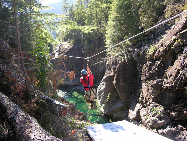 Tribal park zipline