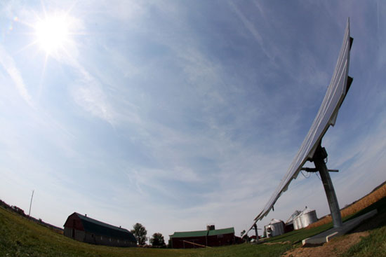 Solar Panels on a farm