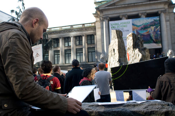 Occupy Vancouver, protest, art gallery