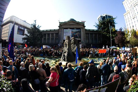 582px version of Art Gallery, Occupy Vancouver protest