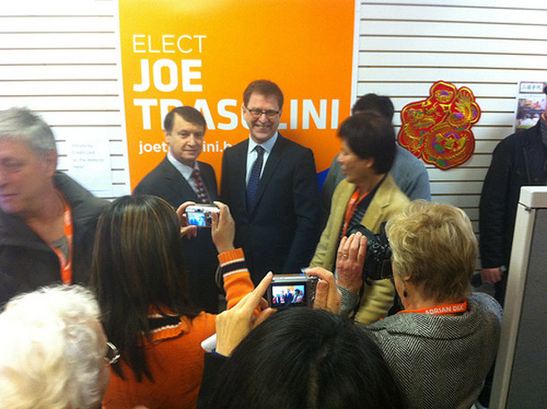 Adrian Dix with Joe Trasolini
