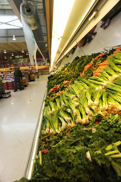 Shelves with produce 2