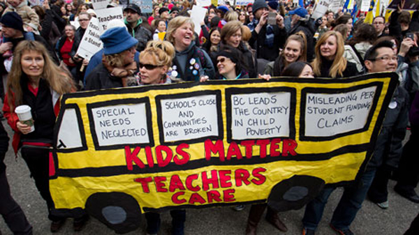 BCTF protest
