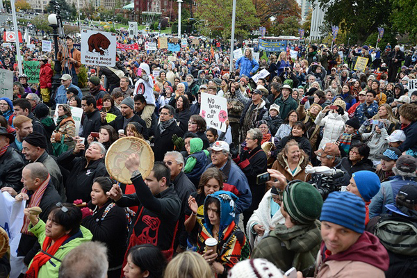 Defend Our Coast protest