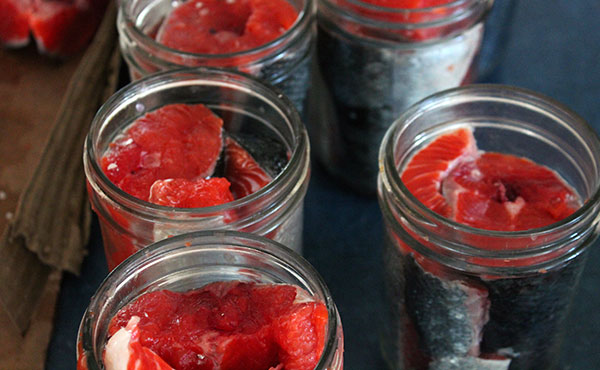 Home canning salmon on the Central Coast