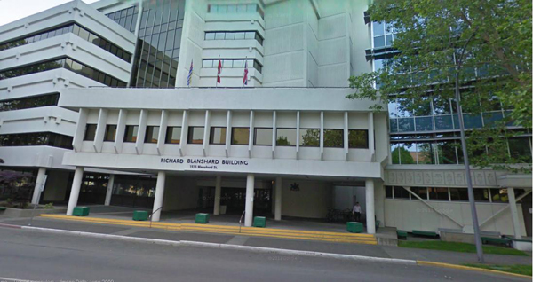 Health ministry building in Victoria