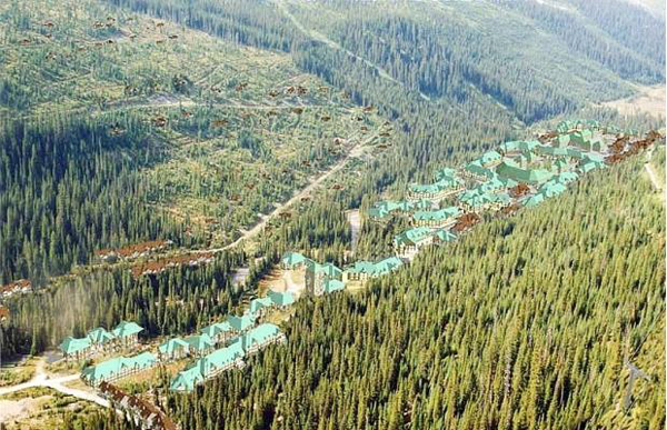 Artist rendering of the Jumbo Glacier Report