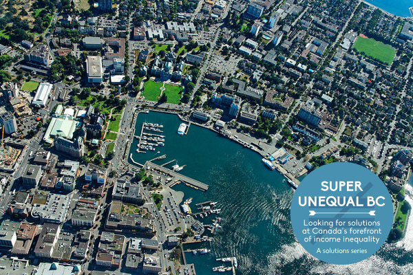 Bird's eye view of Vancouver
