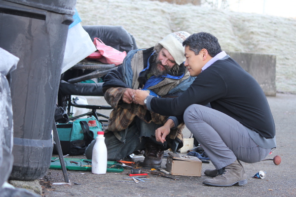 Abbotsford homeless resident Roy