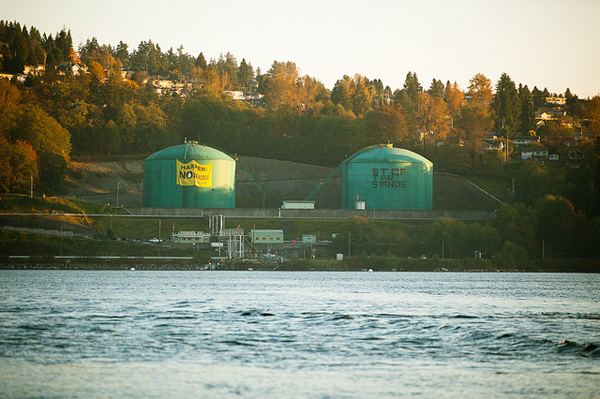 Greenpeace Kinder Morgan action