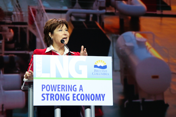 Christy Clark at BC LNG conference