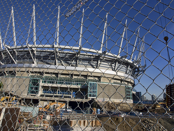 BC Place construction
