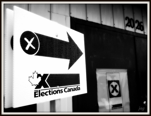 Elections Canada sign