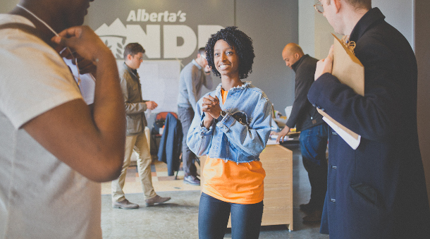 NDP volunteers