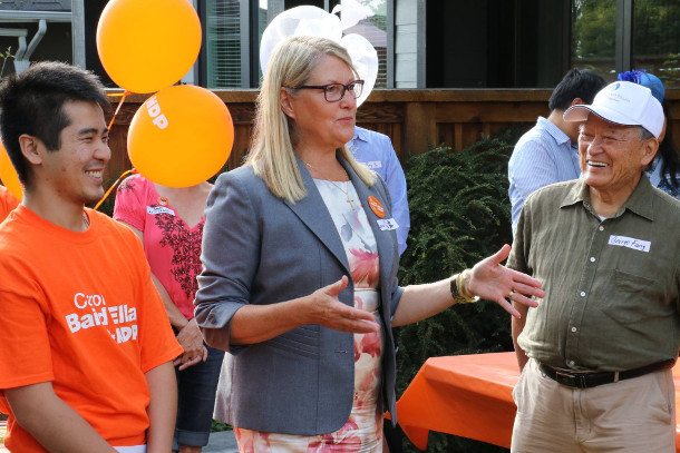 NDP candidate Carol Baird Ellan