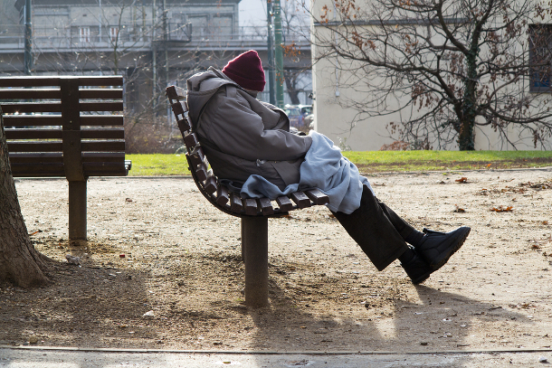 Homeless man