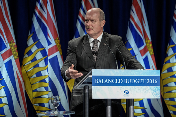 Finance Minister Michael de Jong