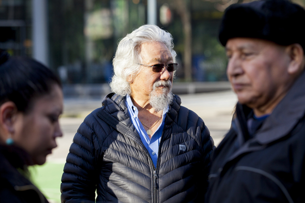 David Suzuki at Site C announcement