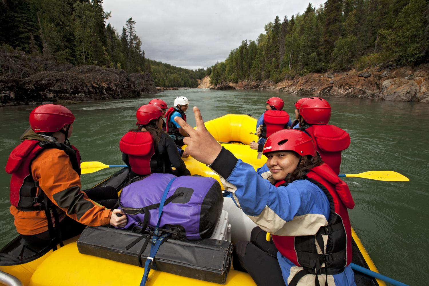 Campers from the ‘Youth On Water’ program