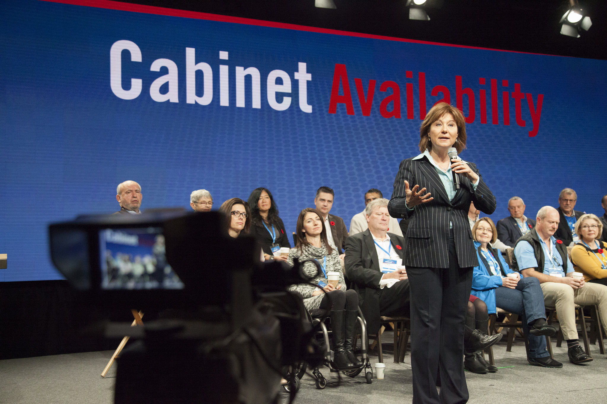 Christy Clark and cameras