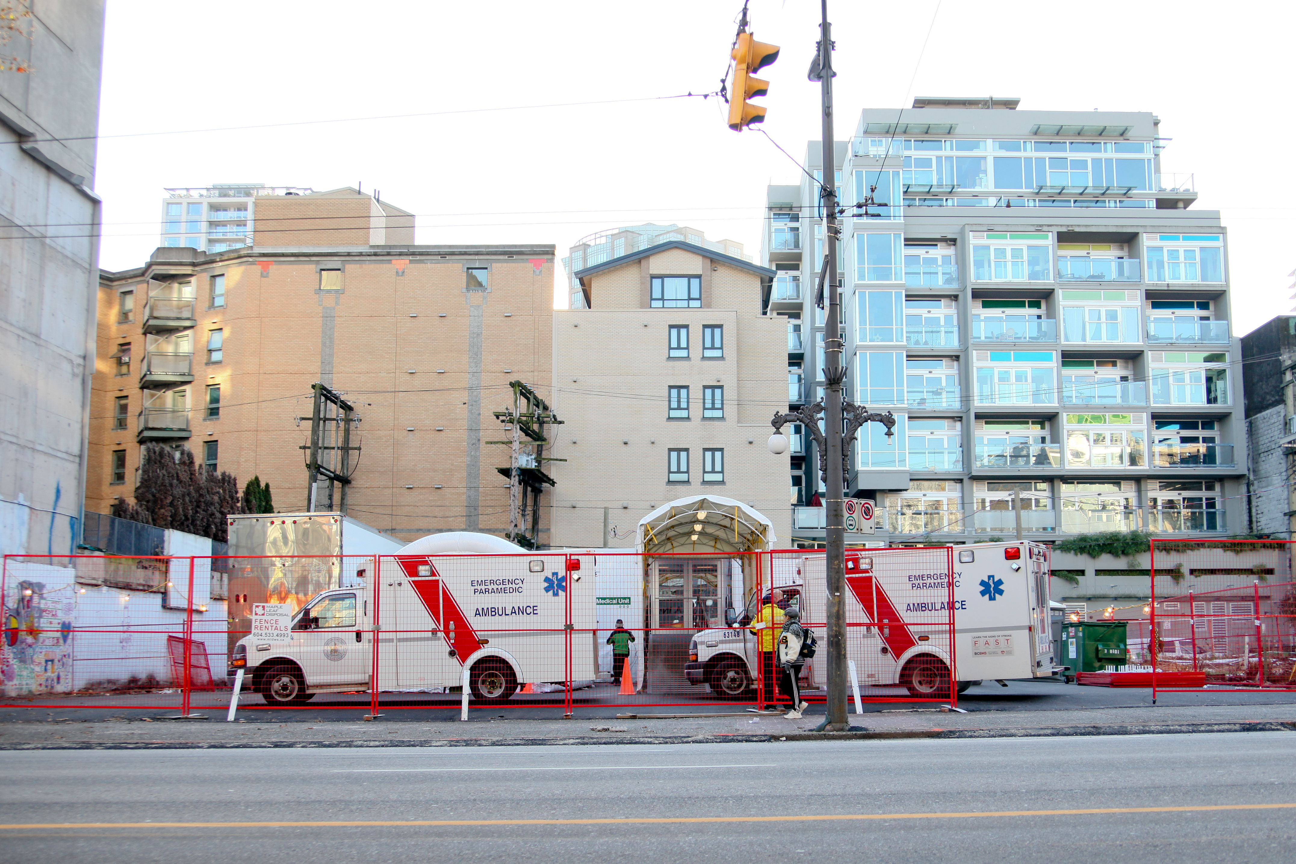 A mobile medical unit