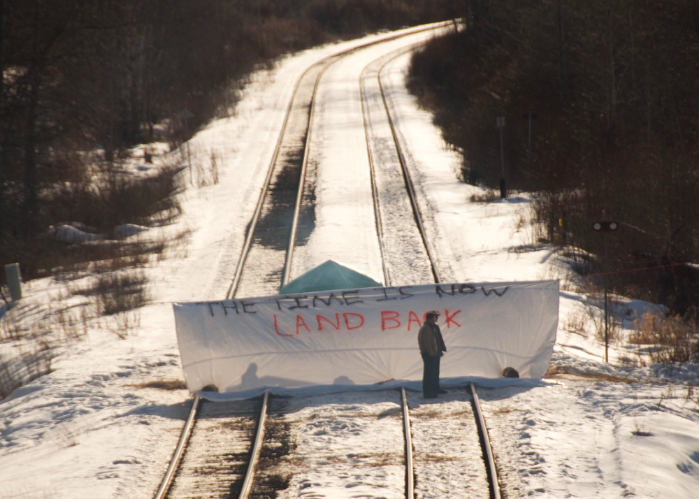 Gitxsan Nation Rail Blockade
