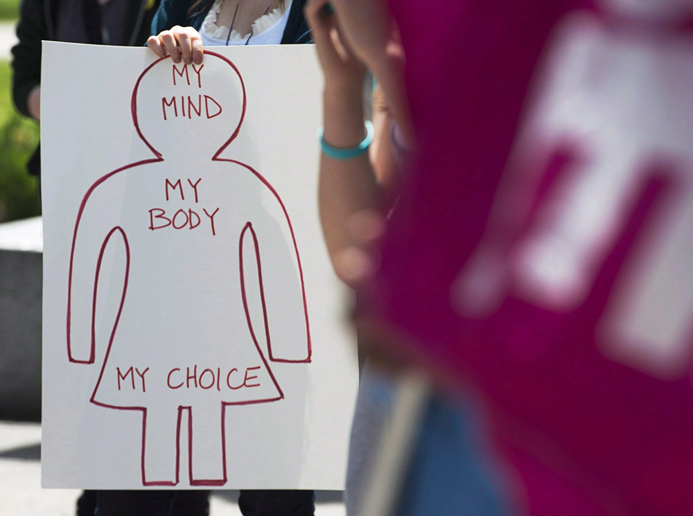 Pro-abortion protest