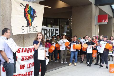 SFU Teaching Assistants Launch Strike and Rotating Pickets